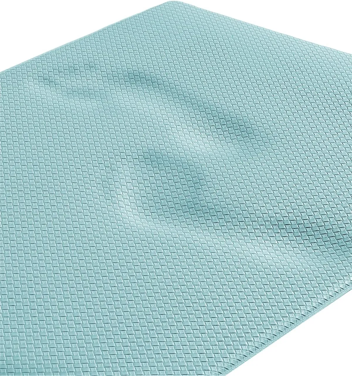 Color&Geometry Kitchen Rugs, Kitchen Runner Rug Kitchen Floor Mat, Cushioned Anti-Fatigue Kitchen Mat, Non Slip Waterproof Comfort Standing Padded, Memory Foam Kitchen mat, 17"x59", Teal