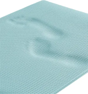 Color&Geometry Kitchen Rugs, Kitchen Runner Rug Kitchen Floor Mat, Cushioned Anti-Fatigue Kitchen Mat, Non Slip Waterproof Comfort Standing Padded, Memory Foam Kitchen mat, 17"x59", Teal