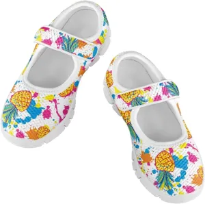 Coloranimal Mary Jane Shoes for Girls Casual Dress Shoes Single Buckle Princess Shoes Girls Flats Back to School Uniform Shoes