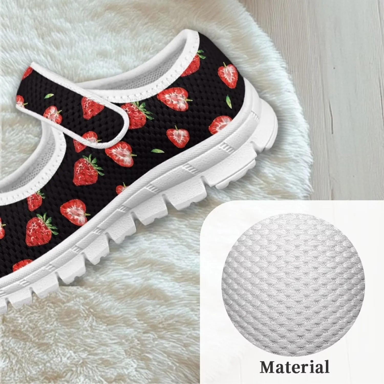 Coloranimal Mary Jane Shoes for Girls Casual Dress Shoes Single Buckle Princess Shoes Girls Flats Back to School Uniform Shoes
