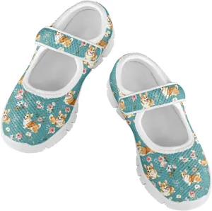 Coloranimal Mary Jane Shoes for Girls Princess Shoes Ballet Flats Girls Dress Shoes Single Buckle Uniform Shoes Casual Mary Jane Flats