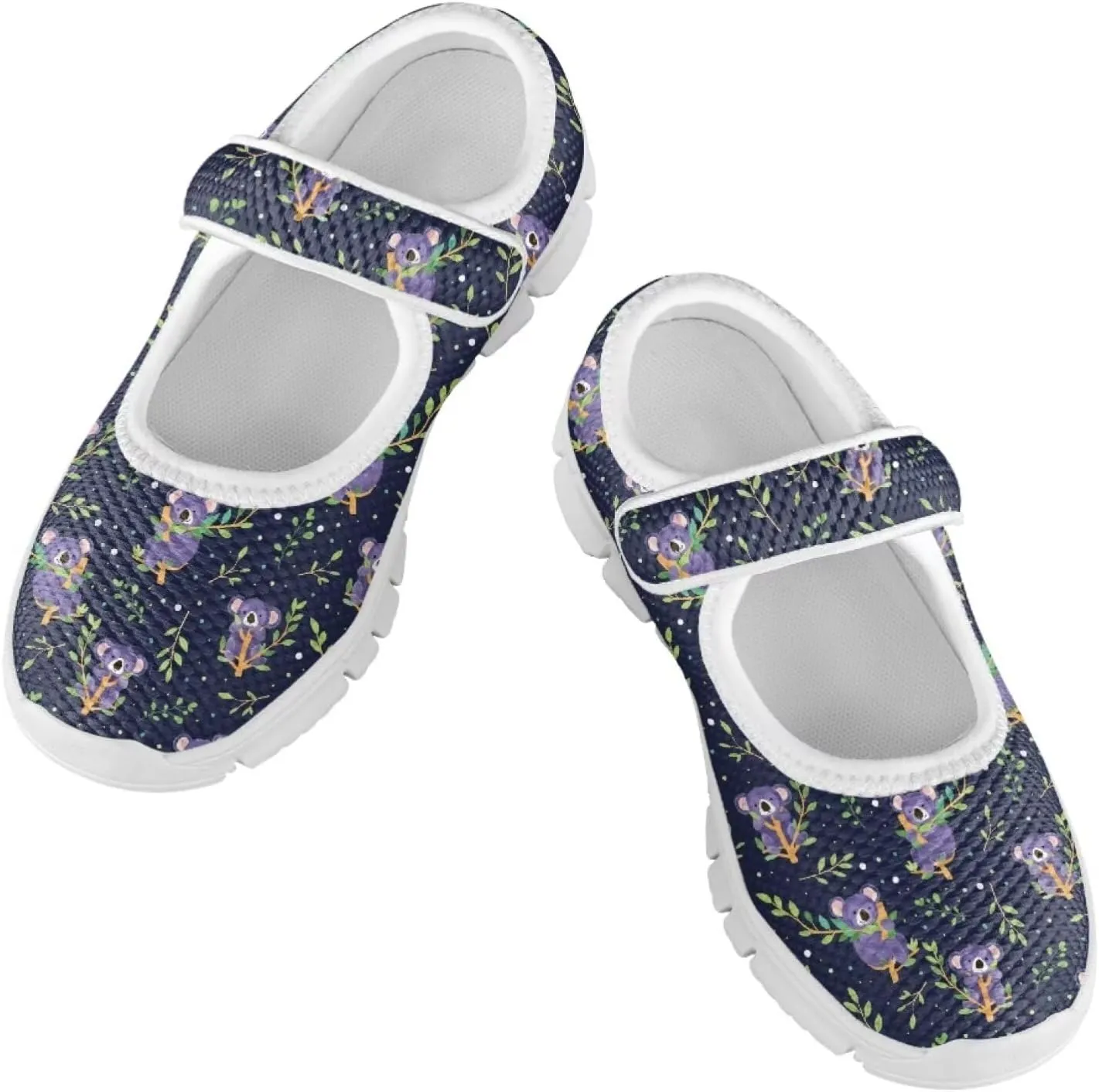 Coloranimal Mary Jane Shoes Girls Dress Shoes Single Buckle Girls' Flats Uniform Shoes Casual Princess Shoes with Anti Skid Sole
