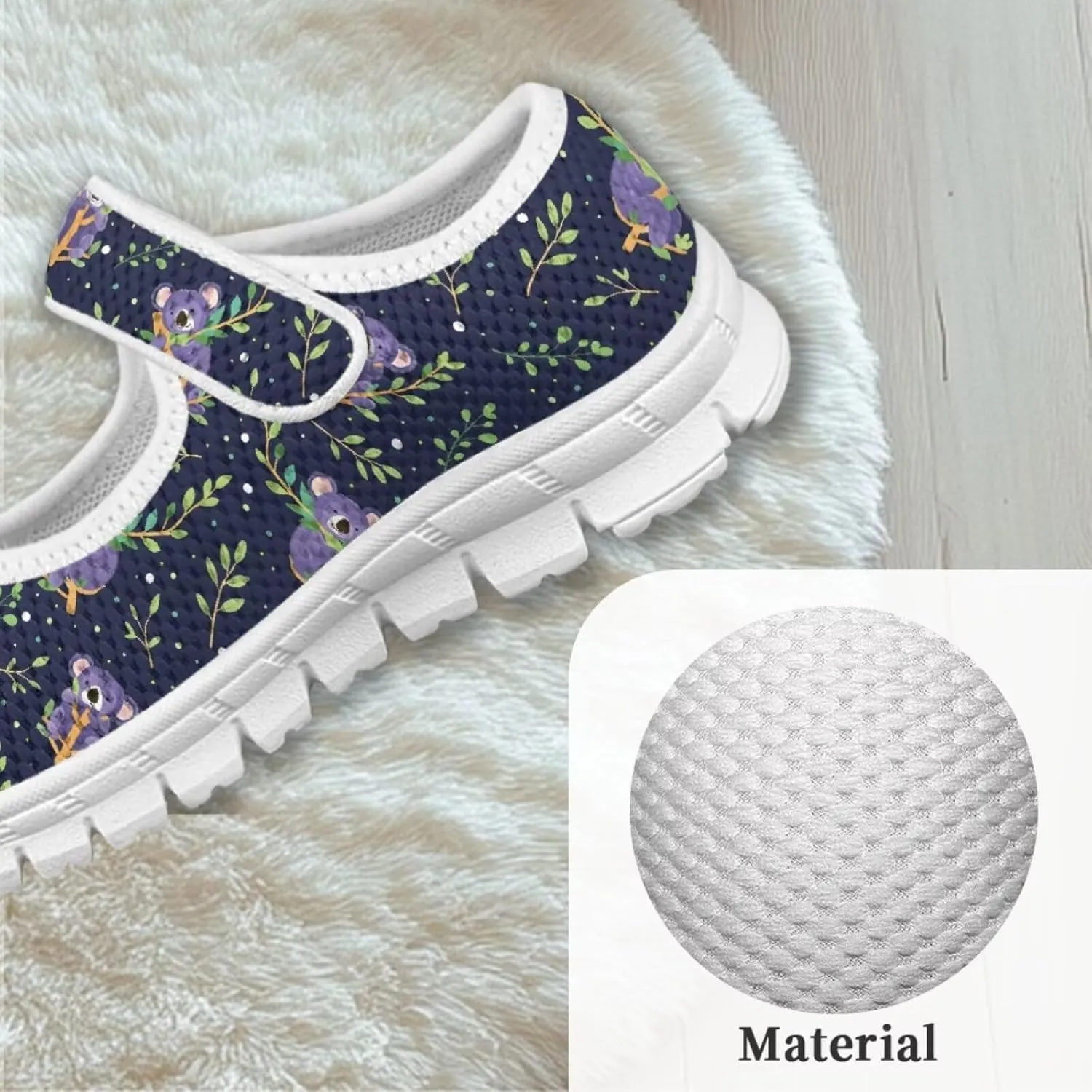 Coloranimal Mary Jane Shoes Girls Dress Shoes Single Buckle Girls' Flats Uniform Shoes Casual Princess Shoes with Anti Skid Sole