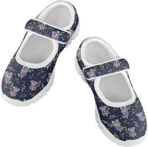 Coloranimal Mary Jane Shoes Girls Dress Shoes Single Buckle Girls' Flats Uniform Shoes Casual Princess Shoes with Anti Skid Sole
