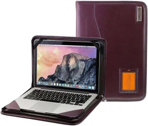 Contour Series - Purple Heavy Duty Leather Protective Case - Compatible with Odys Winbook 14