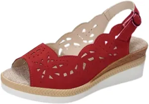 Contrast Paneled Cutout Lace-up Muffin Sandals, 2025 New Summer Causal Womens Lace-Up Peep Toe Platform Wedge Sandals Contrasting Color Stitching Hollow Strap Lace Up Wedges Shoes Sandal