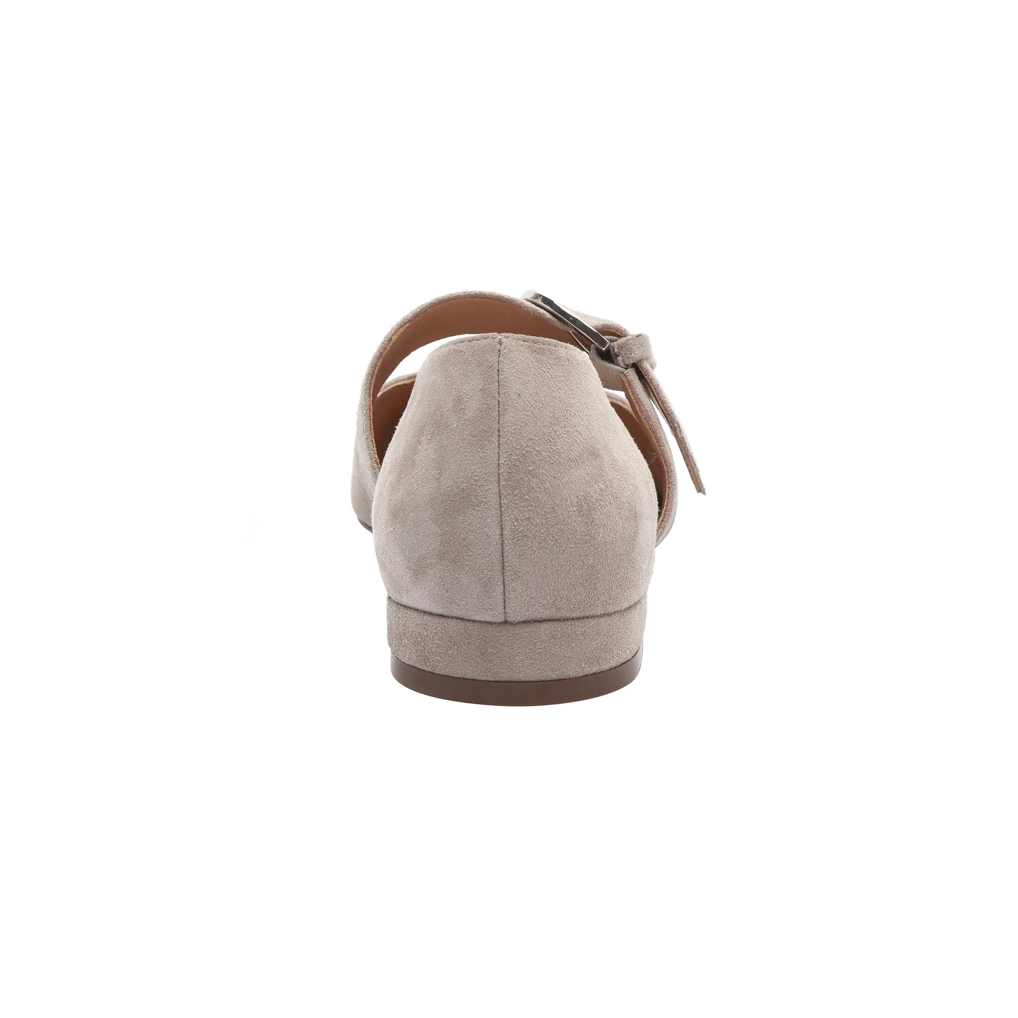 DEAN SUEDE | Two Piece Buckle Flats
