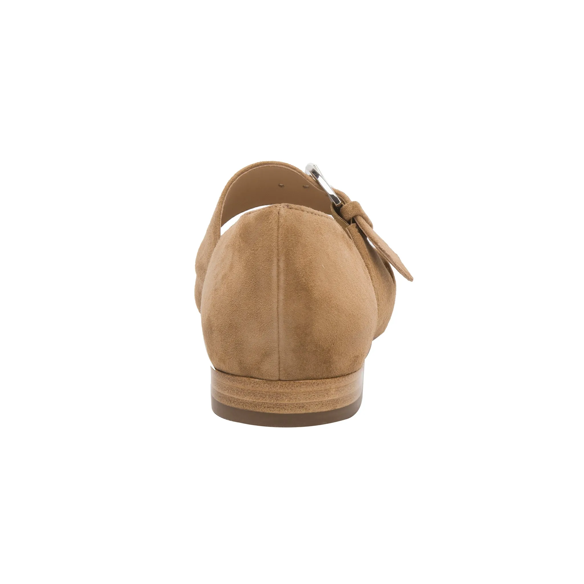 DEAN SUEDE | Two Piece Buckle Flats