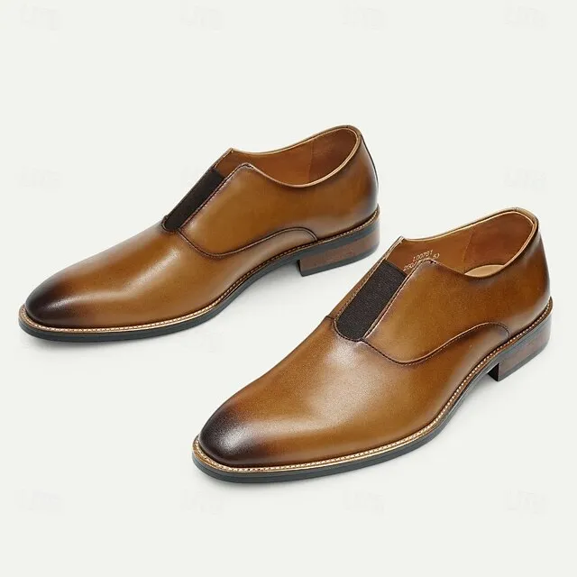 Discounted delivery Black Loafers – Men's Slip-On Jacquard Red Floral Unbeatable and