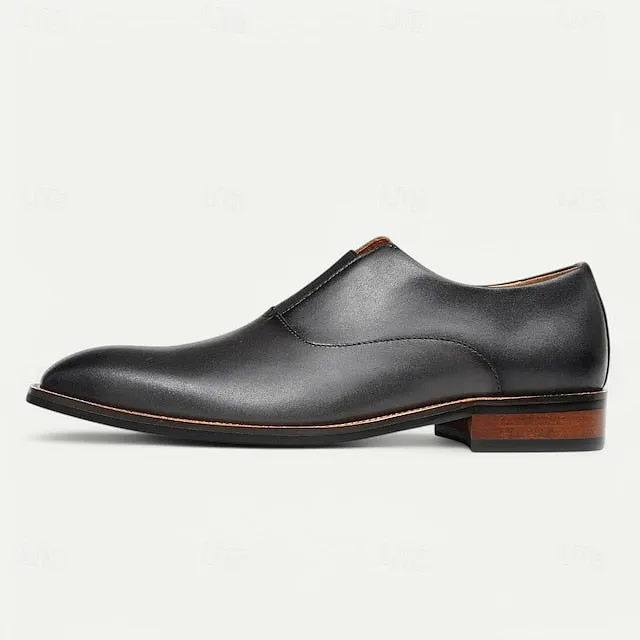Discounted delivery Black Loafers – Men's Slip-On Jacquard Red Floral Unbeatable and