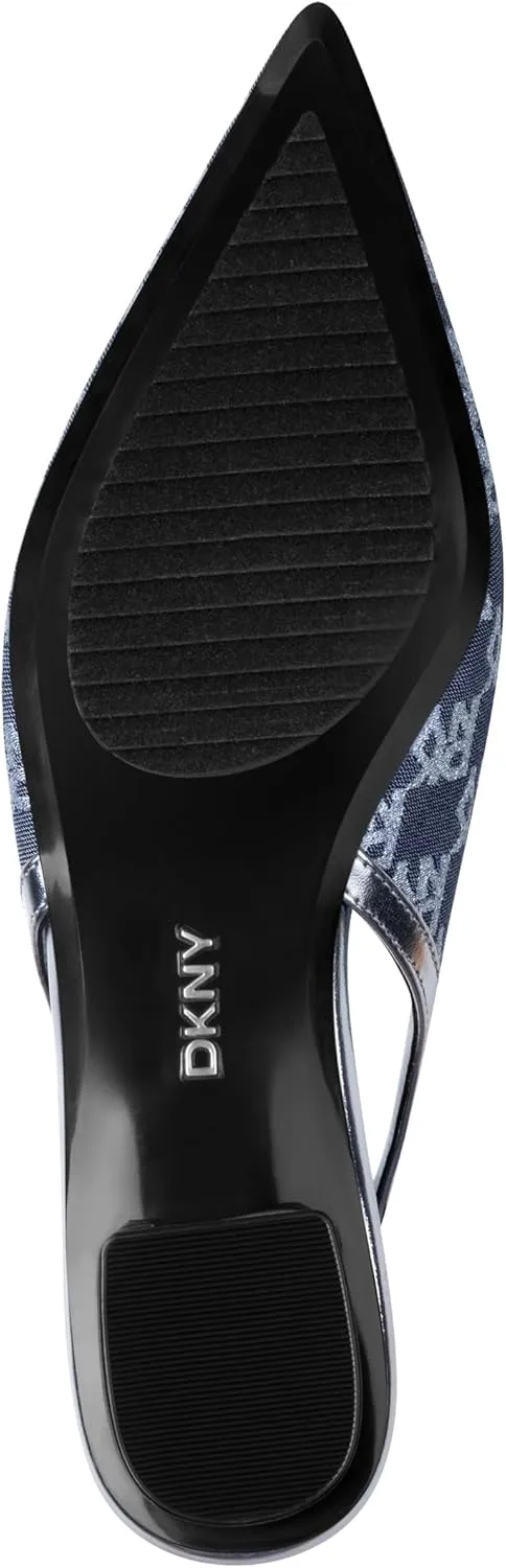 DKNY Women's Millbury Slingback Pointed Toe Ballet Flat Pump