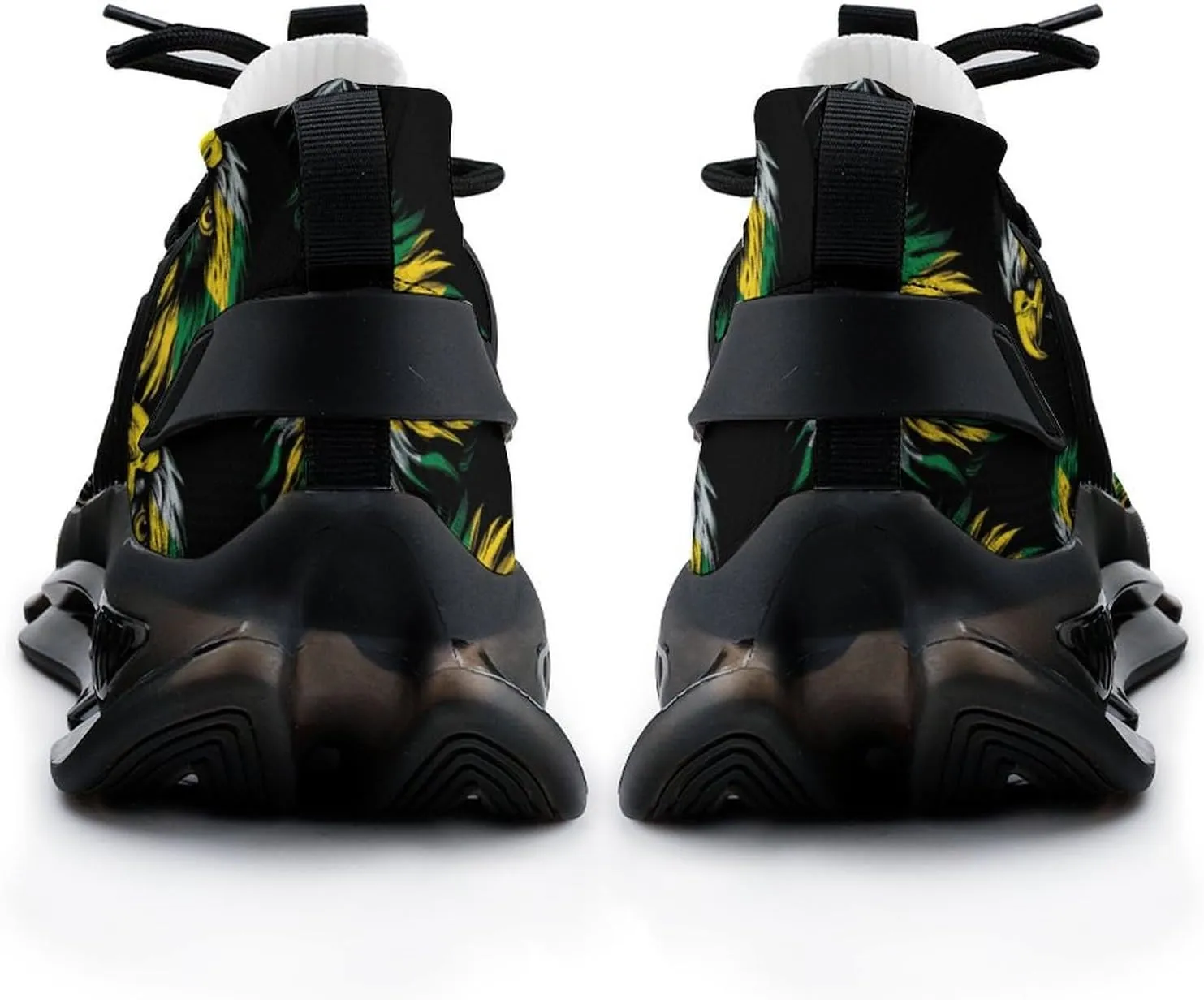 Eagle with Jamaican Flag Men's Tennis Shoes Fashion Athletic Sneakers for Sport Walking Running Workout