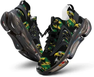 Eagle with Jamaican Flag Men's Tennis Shoes Fashion Athletic Sneakers for Sport Walking Running Workout