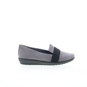 Easy Spirit Audrey 2 SEAUDREY2 Womens Gray Canvas Loafer Flats Shoes