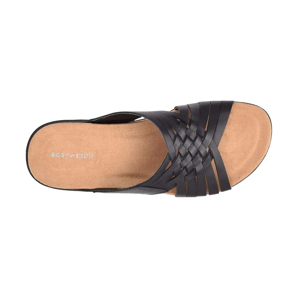 Easy Spirit Women's Meadow Slide Sandal, Black 001, 7