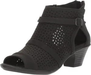 Easy Street Women's Carrigan Ankle Boot, Black, 10 Narrow