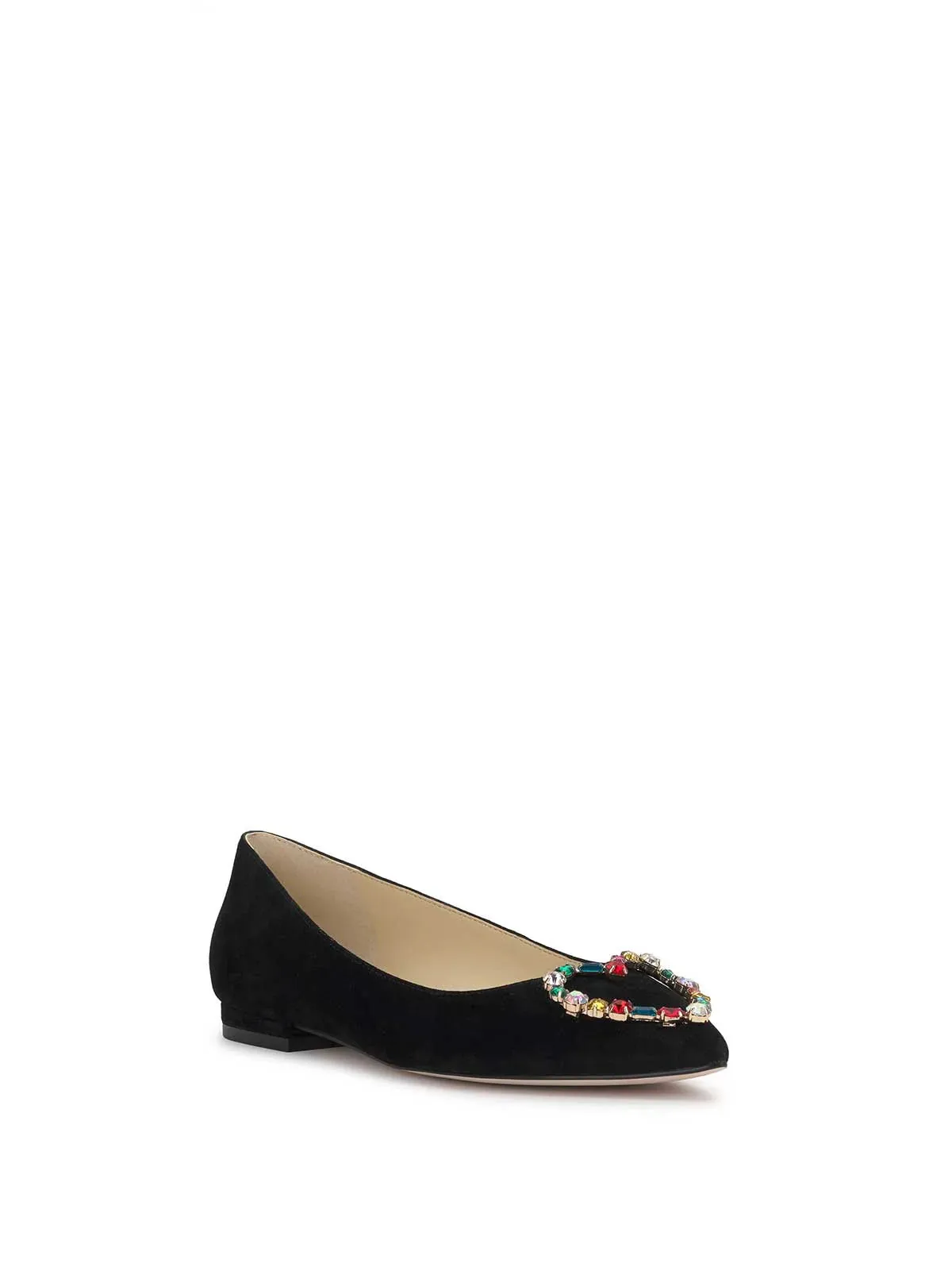 Elika Ballet Flat in Black