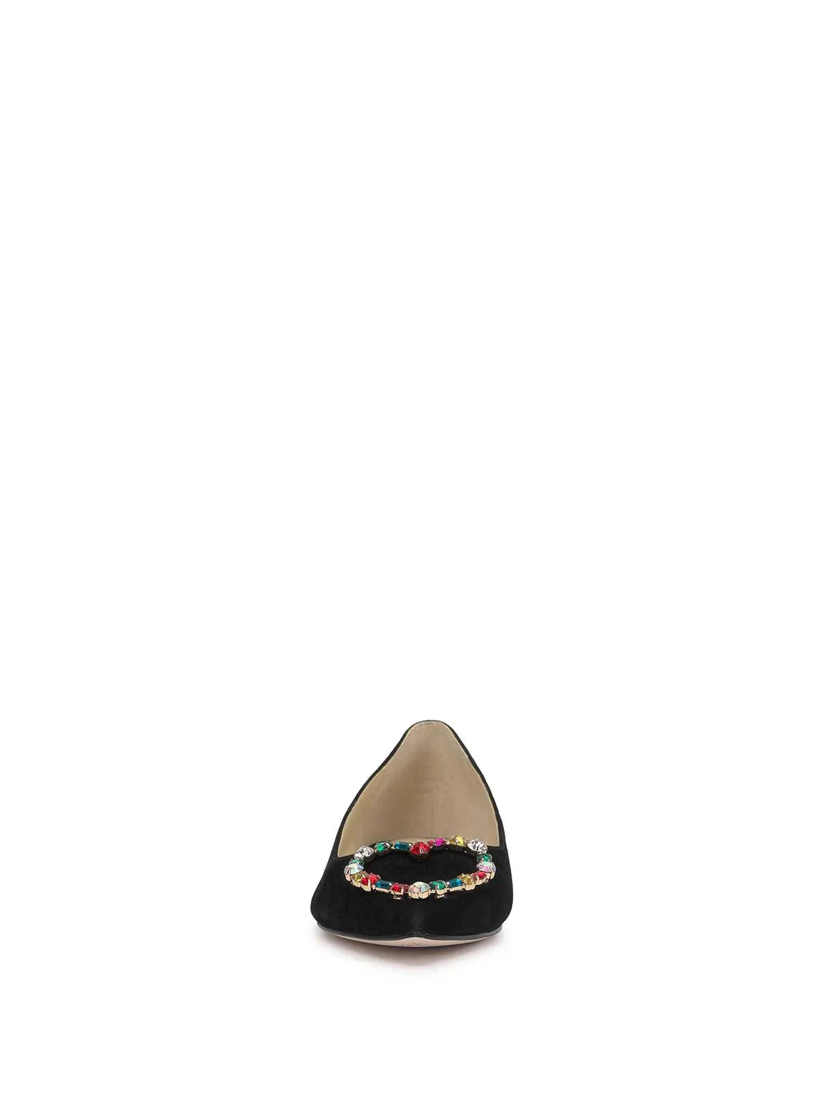 Elika Ballet Flat in Black