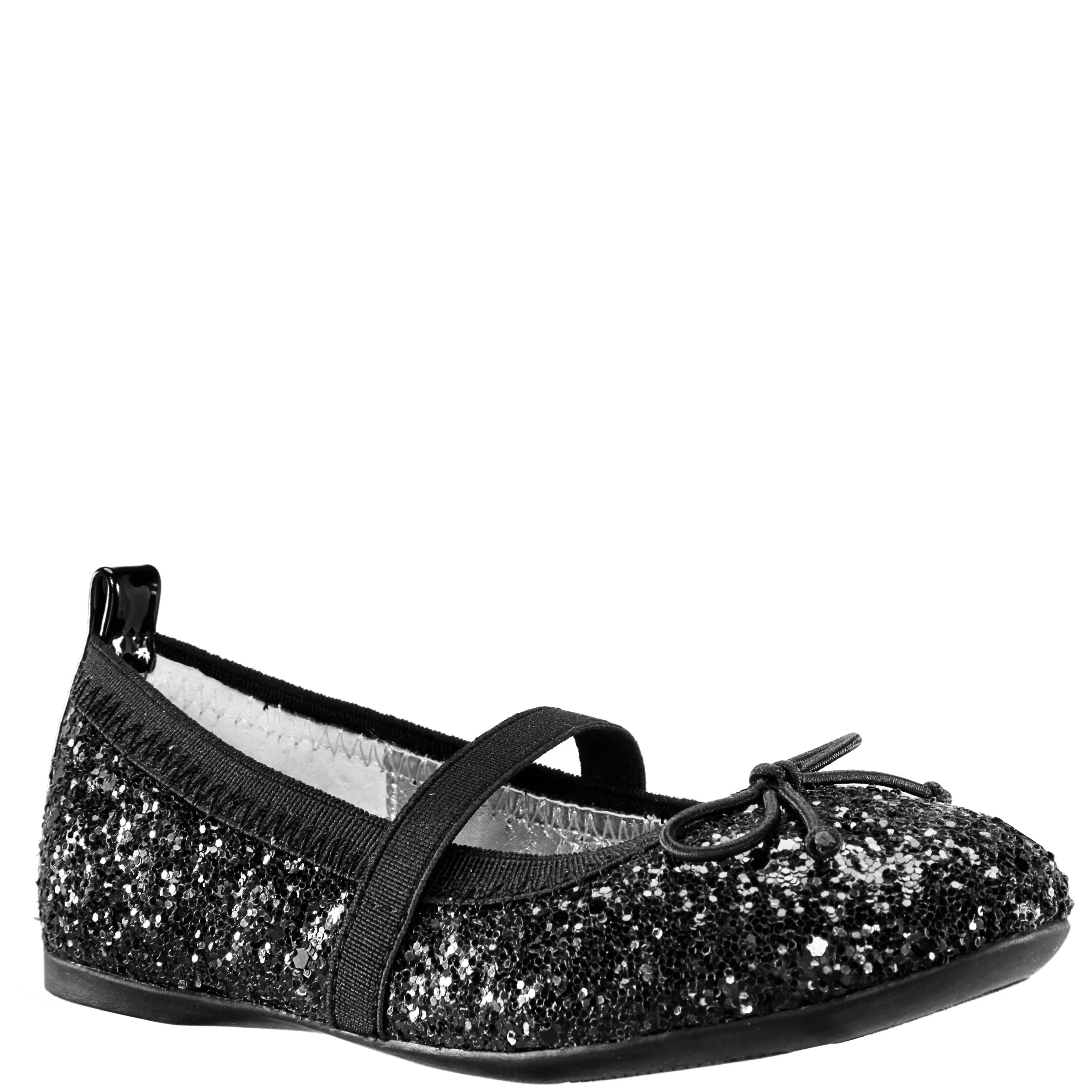 ESTHER-TODDLER-BLACK CHUNKY GLITTER