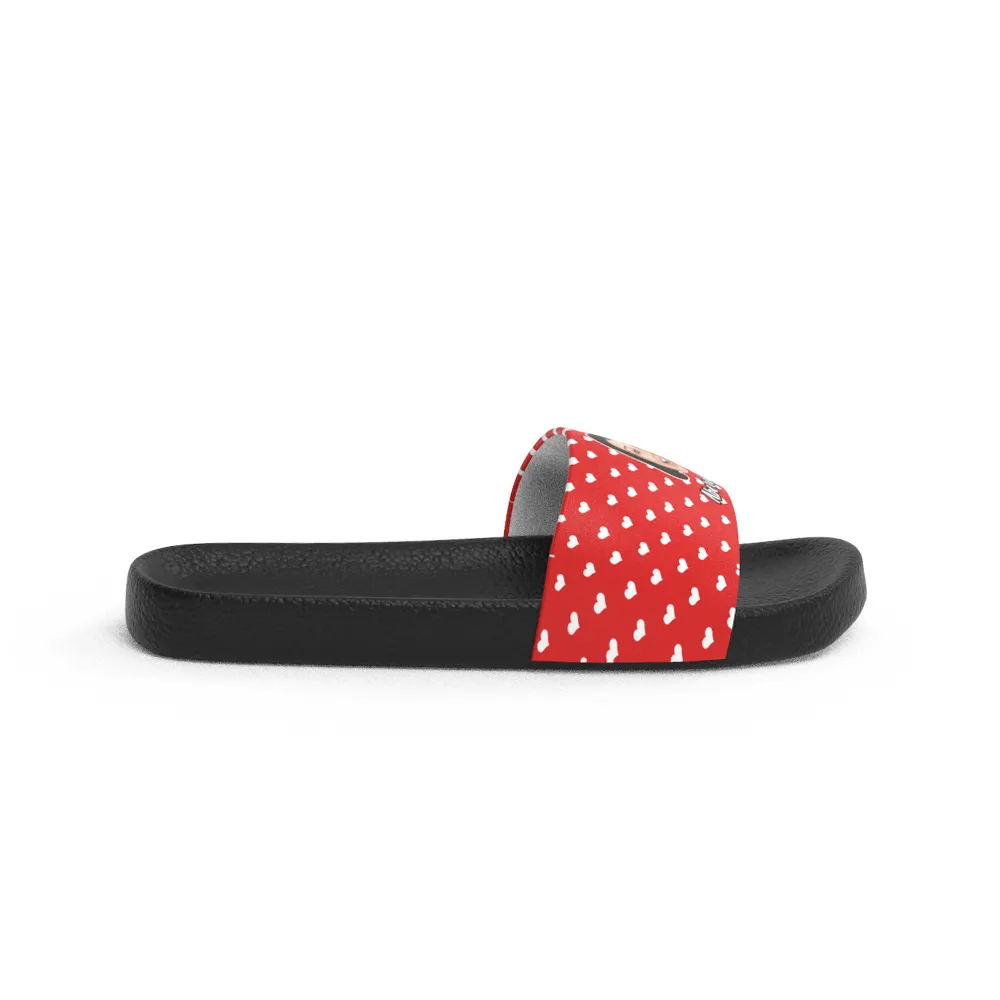 Face Popular choice Photo Custom Name Local delivery With Slide Sandals Women's