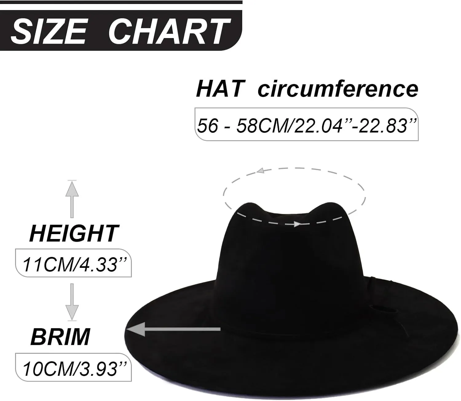 Fedora Hats for Women Man with Big Wide Brim Classic Suede Panama Hat Western Outdoor hat