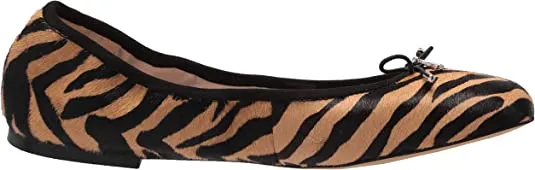Felicia Flexible Slip Edelman Ballet Flat Special collections Sam Toe Best value Rounded On Nude Black Closed