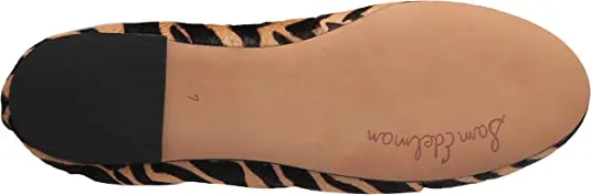 Felicia Flexible Slip Edelman Ballet Flat Special collections Sam Toe Best value Rounded On Nude Black Closed