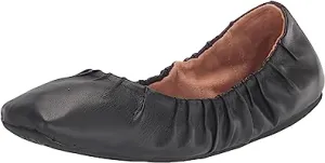 Flats Black Ballet Sam Circus Aubrie Elastic by Round Edelman Slip Combo offer On Wide assortment Toe Collar