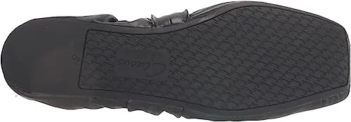Flats Black Ballet Sam Circus Aubrie Elastic by Round Edelman Slip Combo offer On Wide assortment Toe Collar