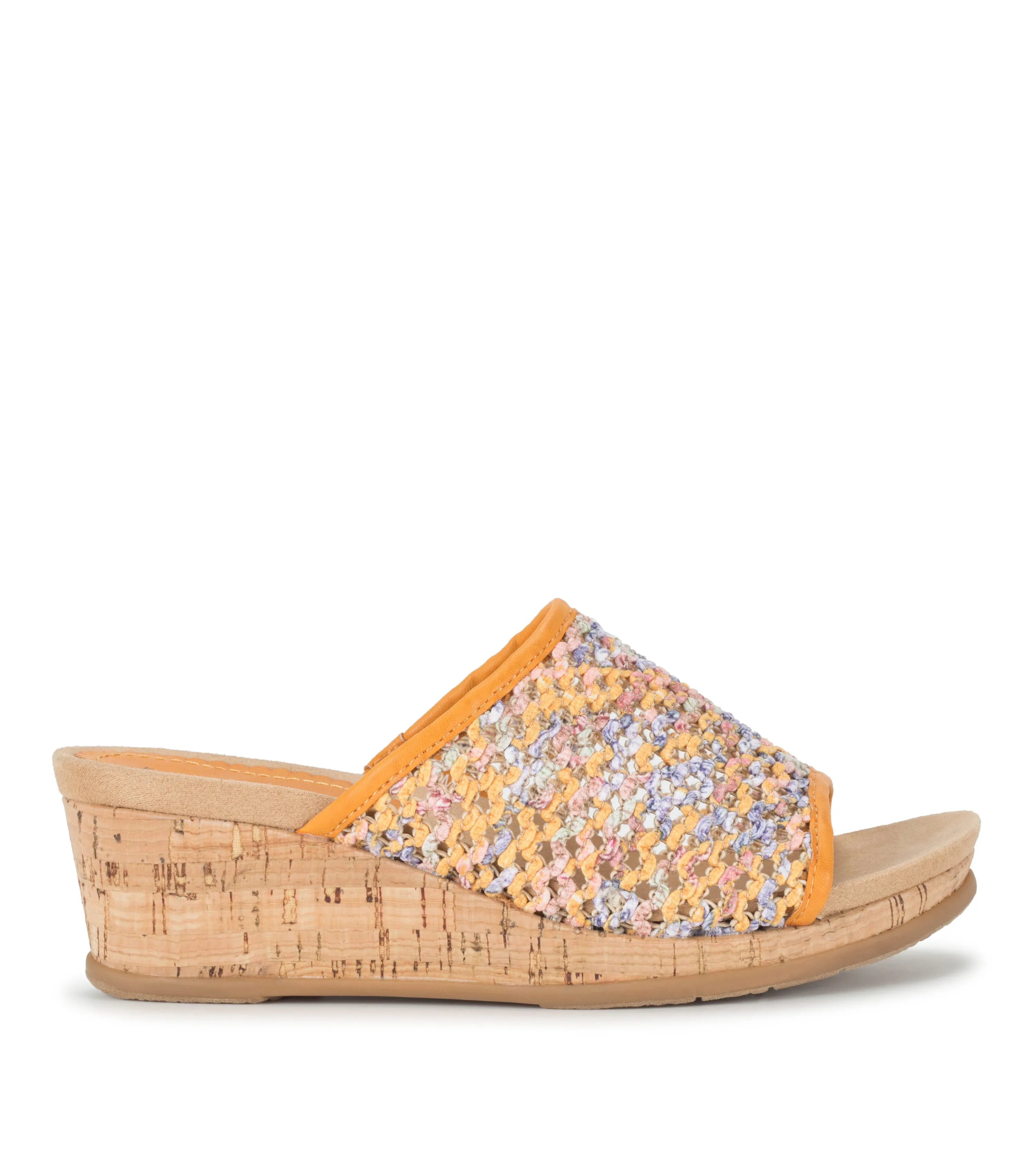 Flossey Wedge Slide Sandal