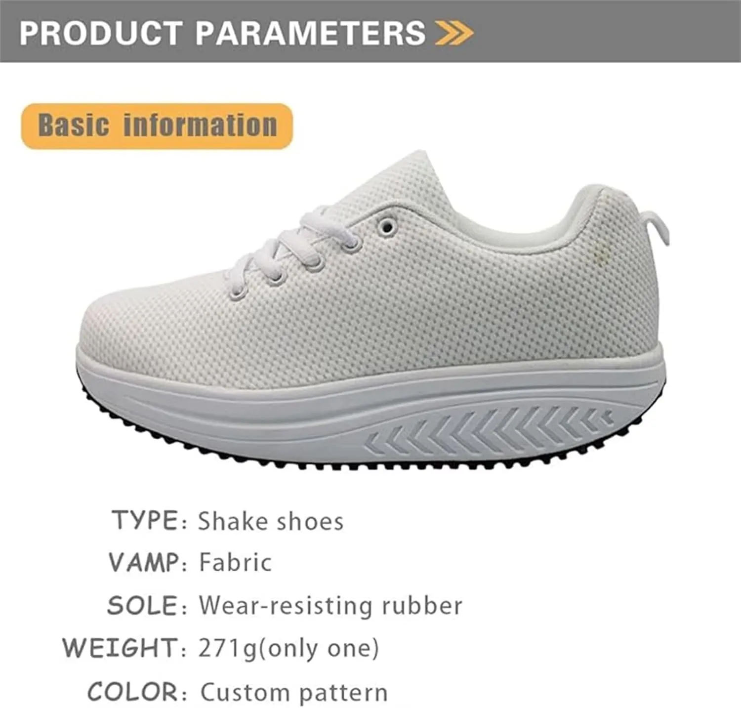 FOR U DESIGNS Fashion Women's Strength Fitness Walking Sneaker Platform Swing Wedges