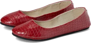French Sole Sloop Red Croco Leather 8.5 M