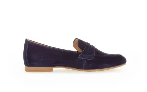 GABOR - 25.213.16 FLAT LOAFER - NAVY SUEDE
