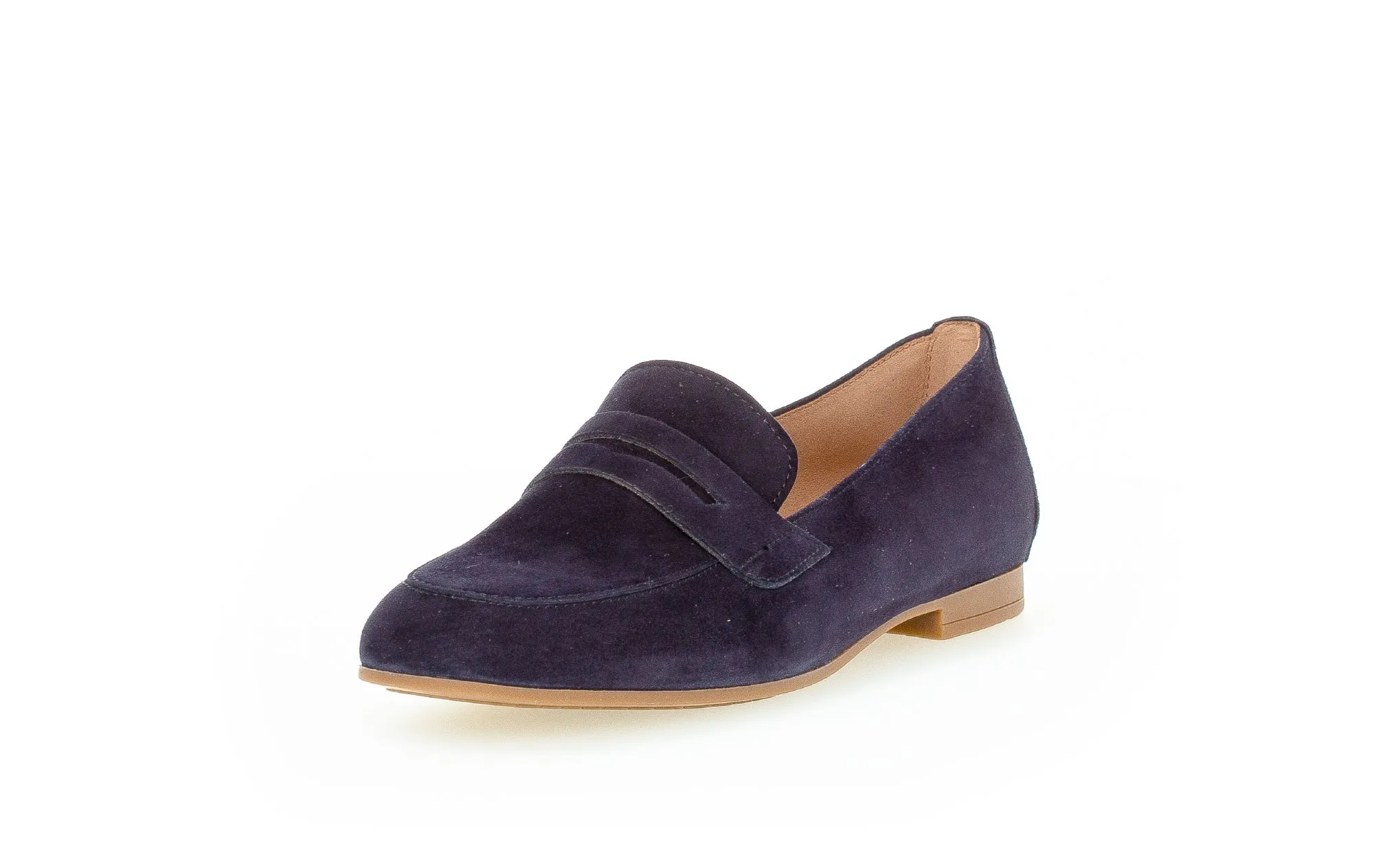 GABOR - 25.213.16 FLAT LOAFER - NAVY SUEDE