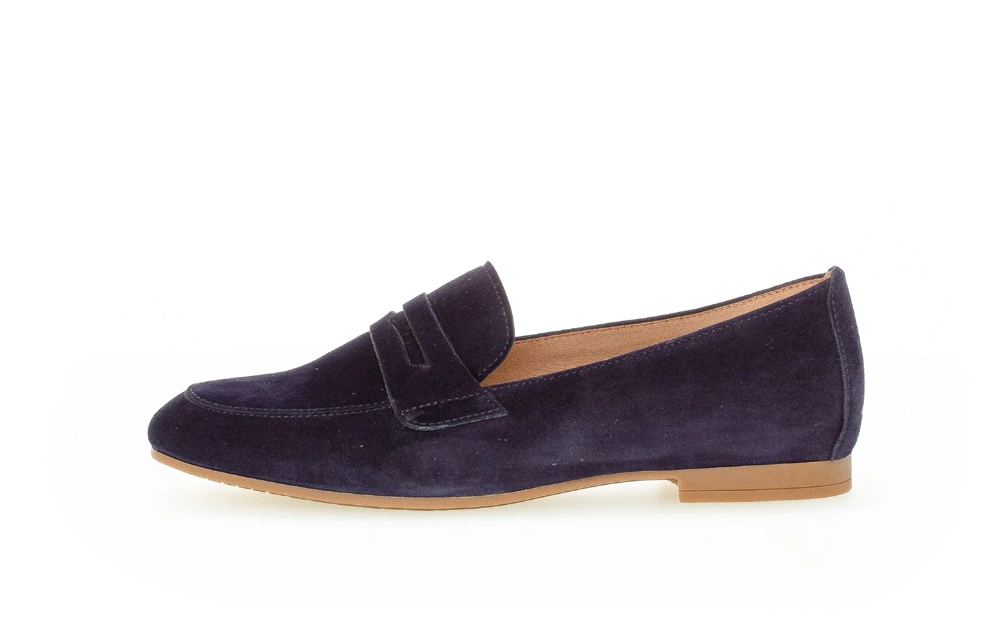 GABOR - 25.213.16 FLAT LOAFER - NAVY SUEDE