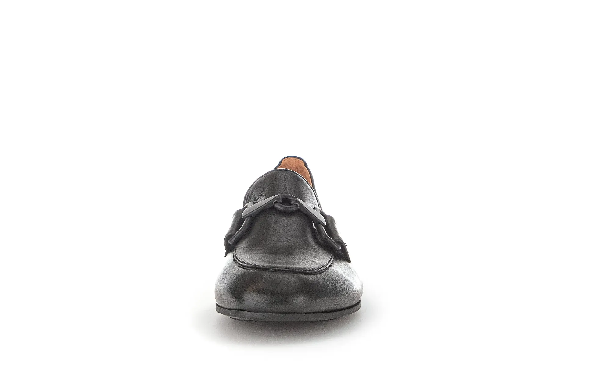 GABOR - 45.211.27 FLAT LOAFER - BLACK LEATHER