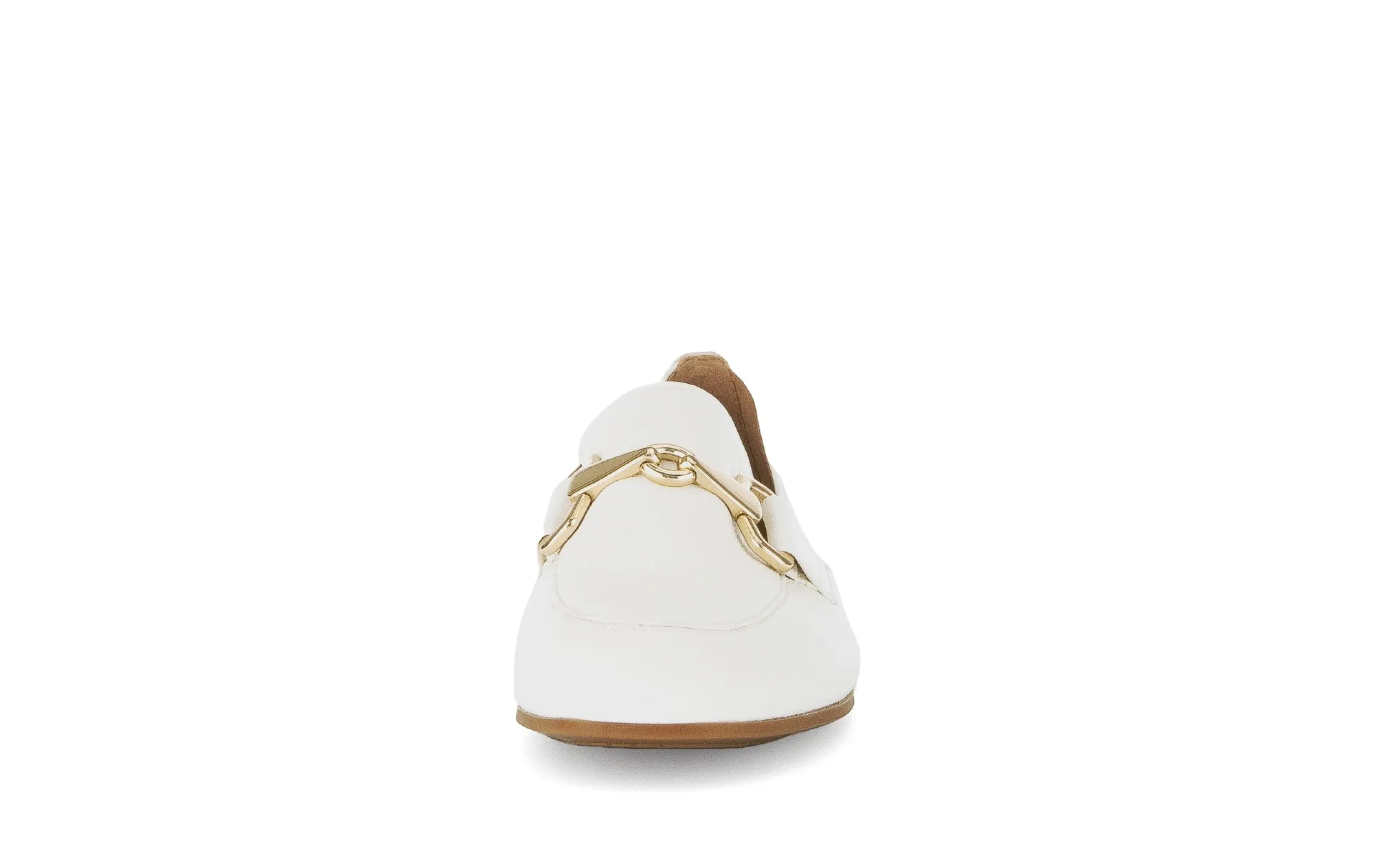 GABOR - 65.211.20 FLAT LOAFER - CREAM LEATHER