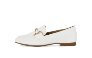 GABOR - 65.211.20 FLAT LOAFER - CREAM LEATHER