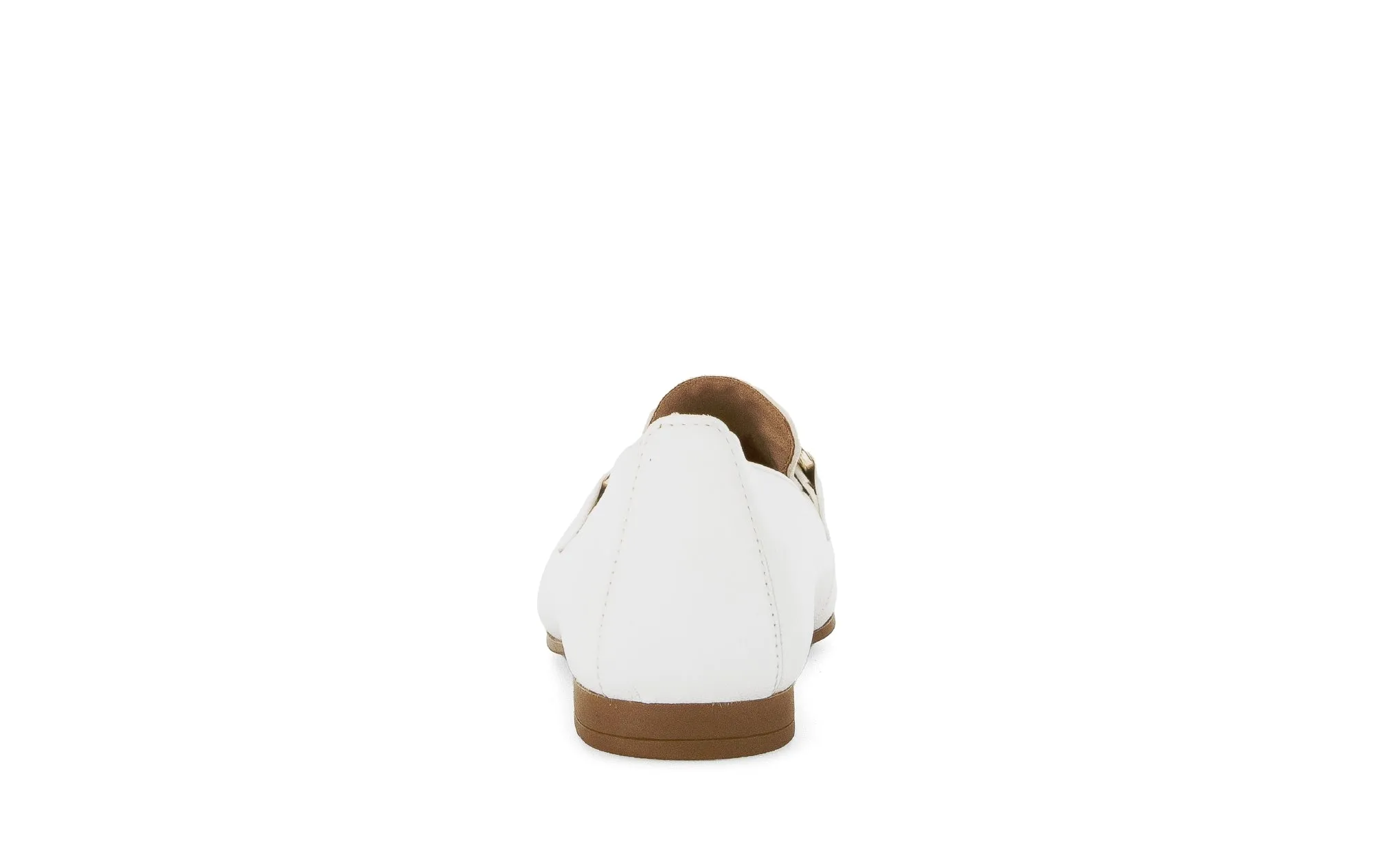 GABOR - 65.211.20 FLAT LOAFER - CREAM LEATHER