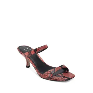 Genia Heeled Slide 6.5 / M / Coral Snake Printed Leather