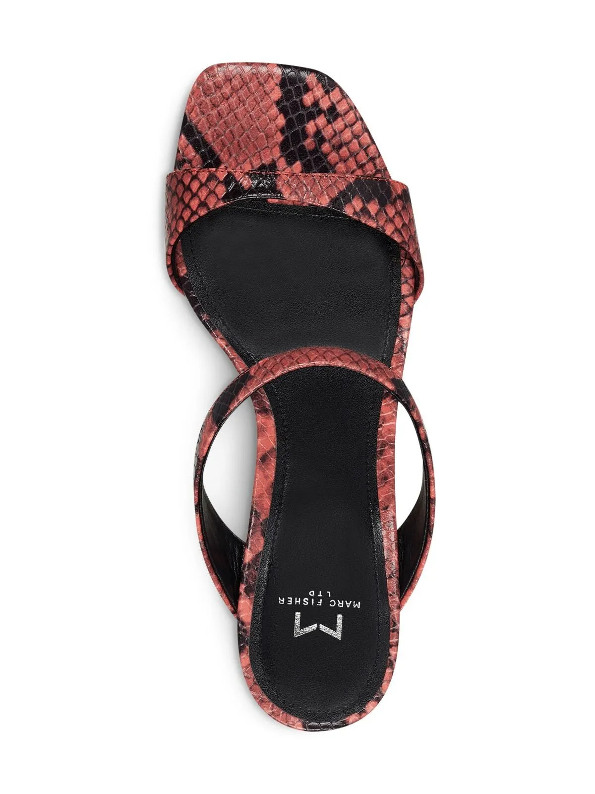 Genia Heeled Slide 6.5 / M / Coral Snake Printed Leather
