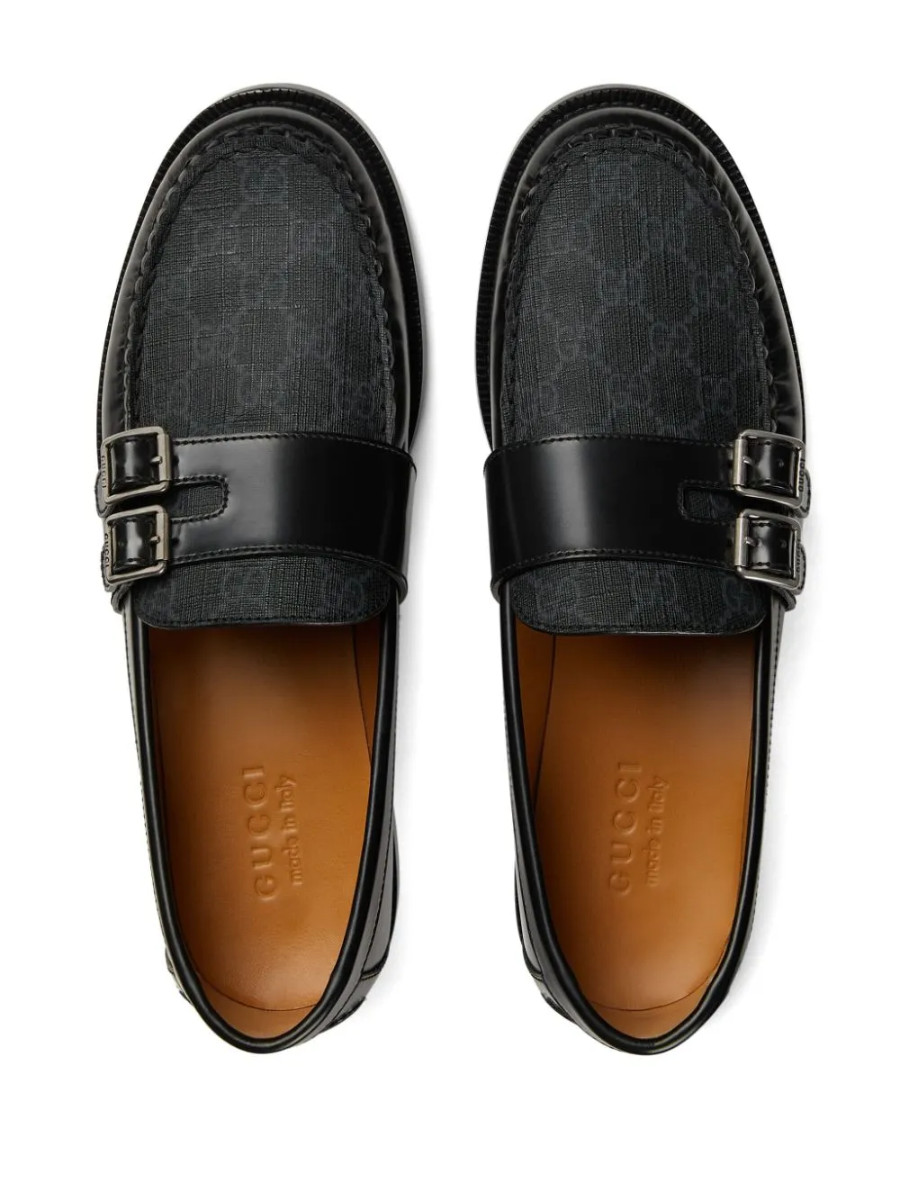 Gucci Cruise Gg Motif Leather Loafers
