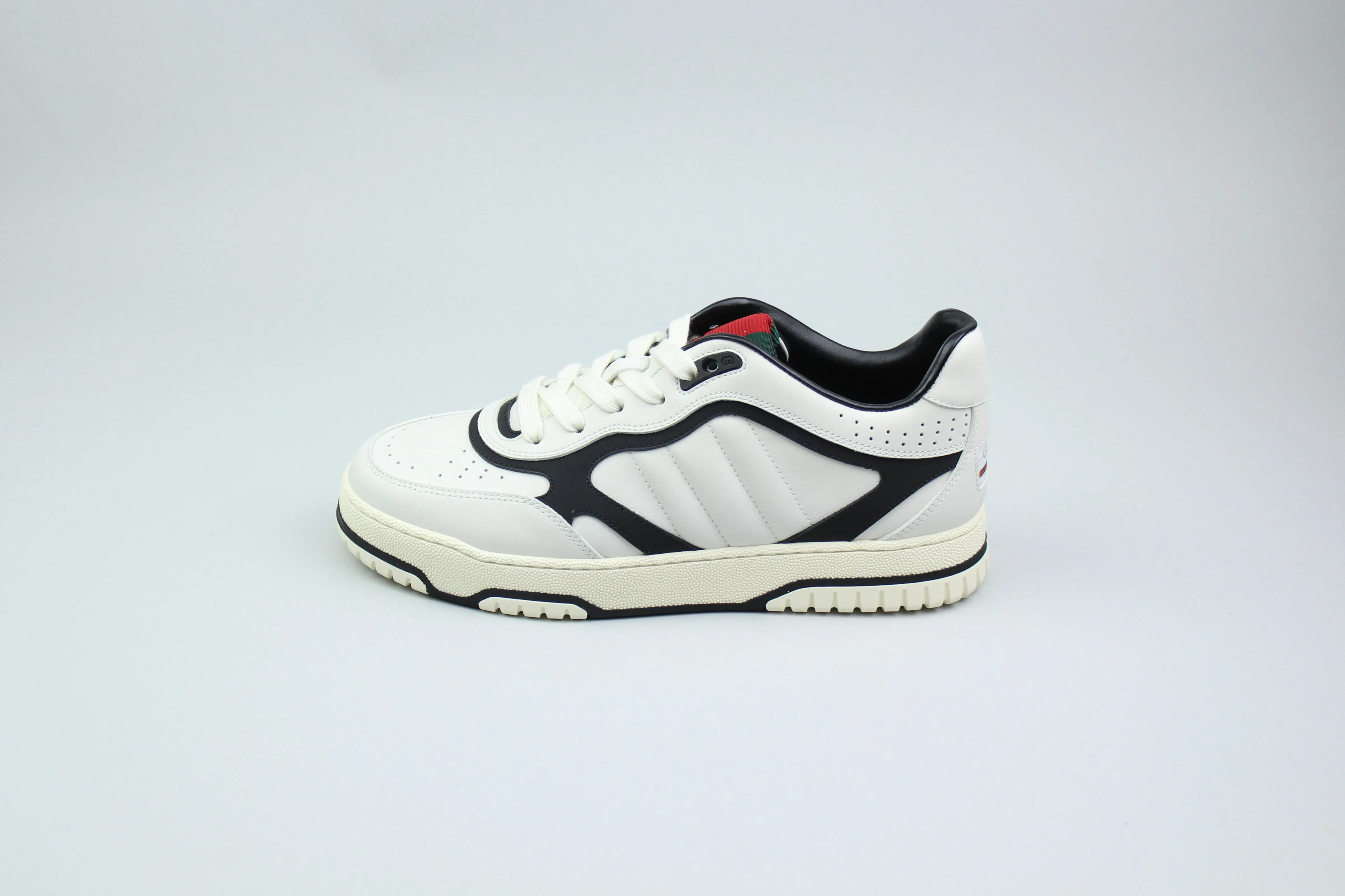 Gucci Leather Re-Web Trainer 'White'