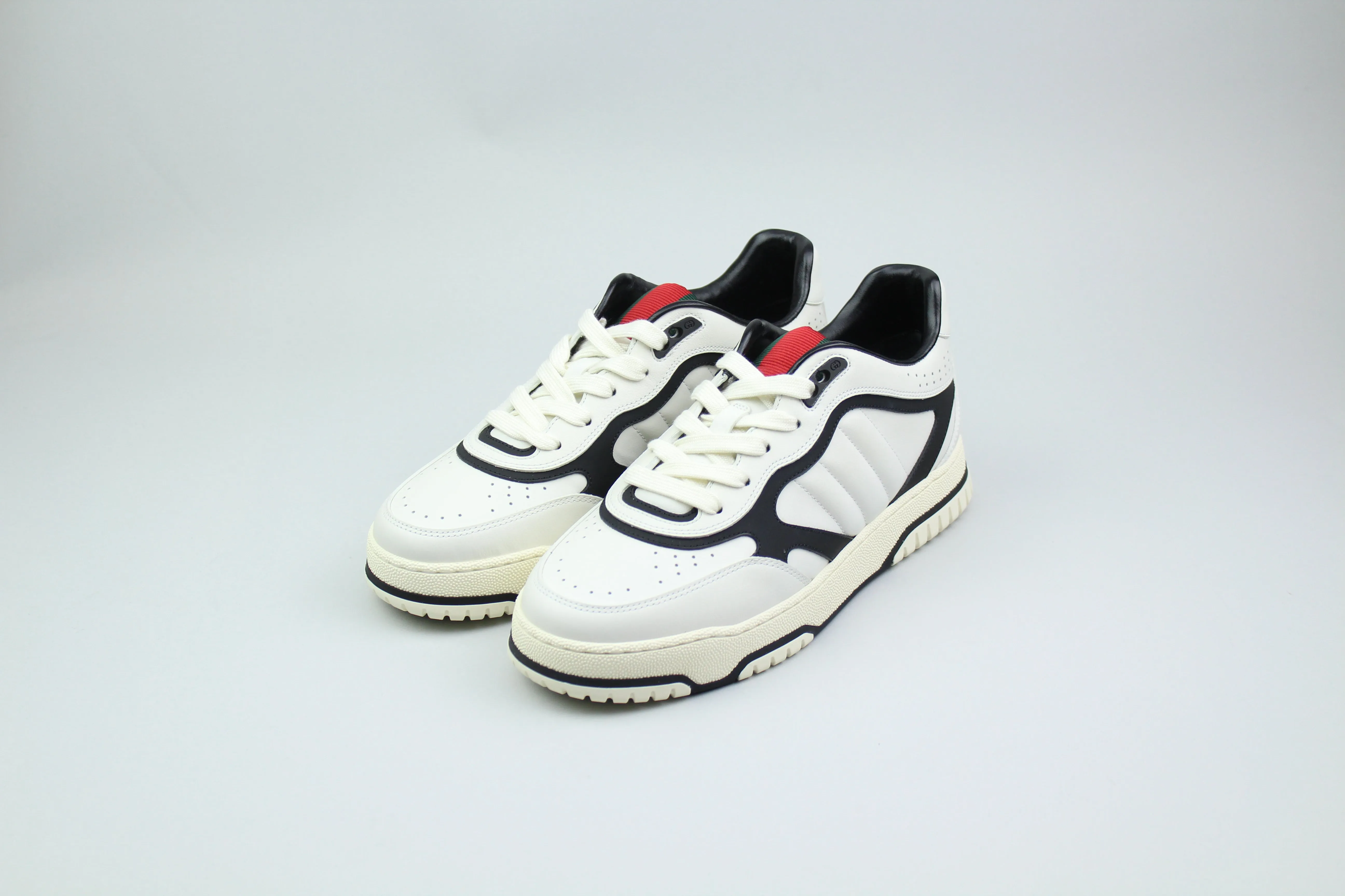 Gucci Leather Re-Web Trainer 'White'