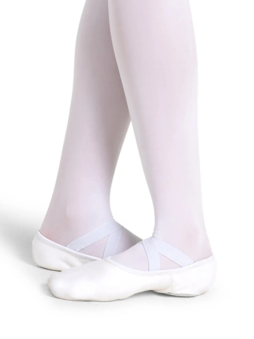 Hanami Canvas Split Sole Ballet Shoe #2037-White