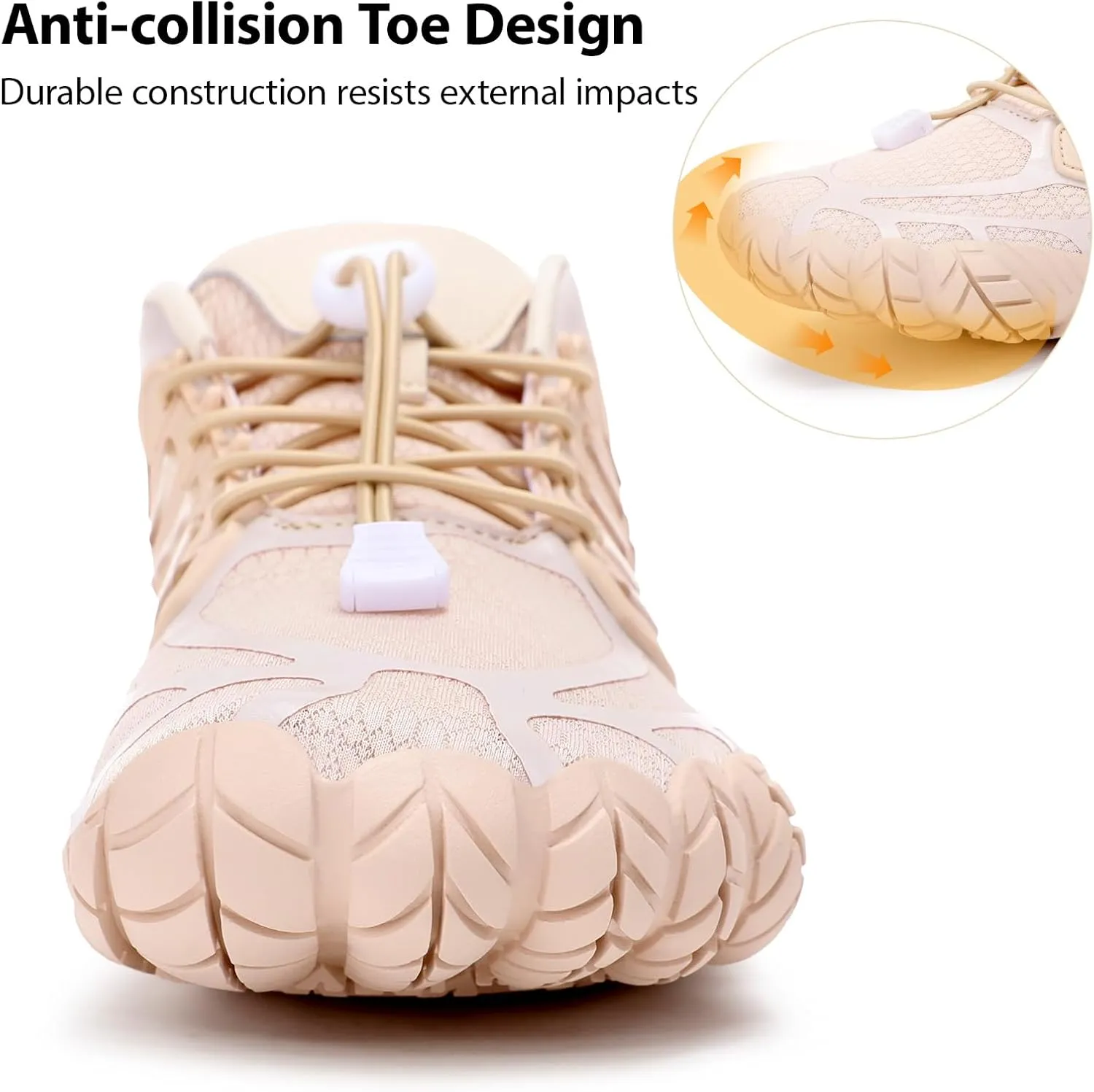 Hike Barefoot Shoes Women Wide Toe Box Zero Drop Minimalist Shoes for Workout Cross-Trainer Walking Hiking Water Grounded Footwear
