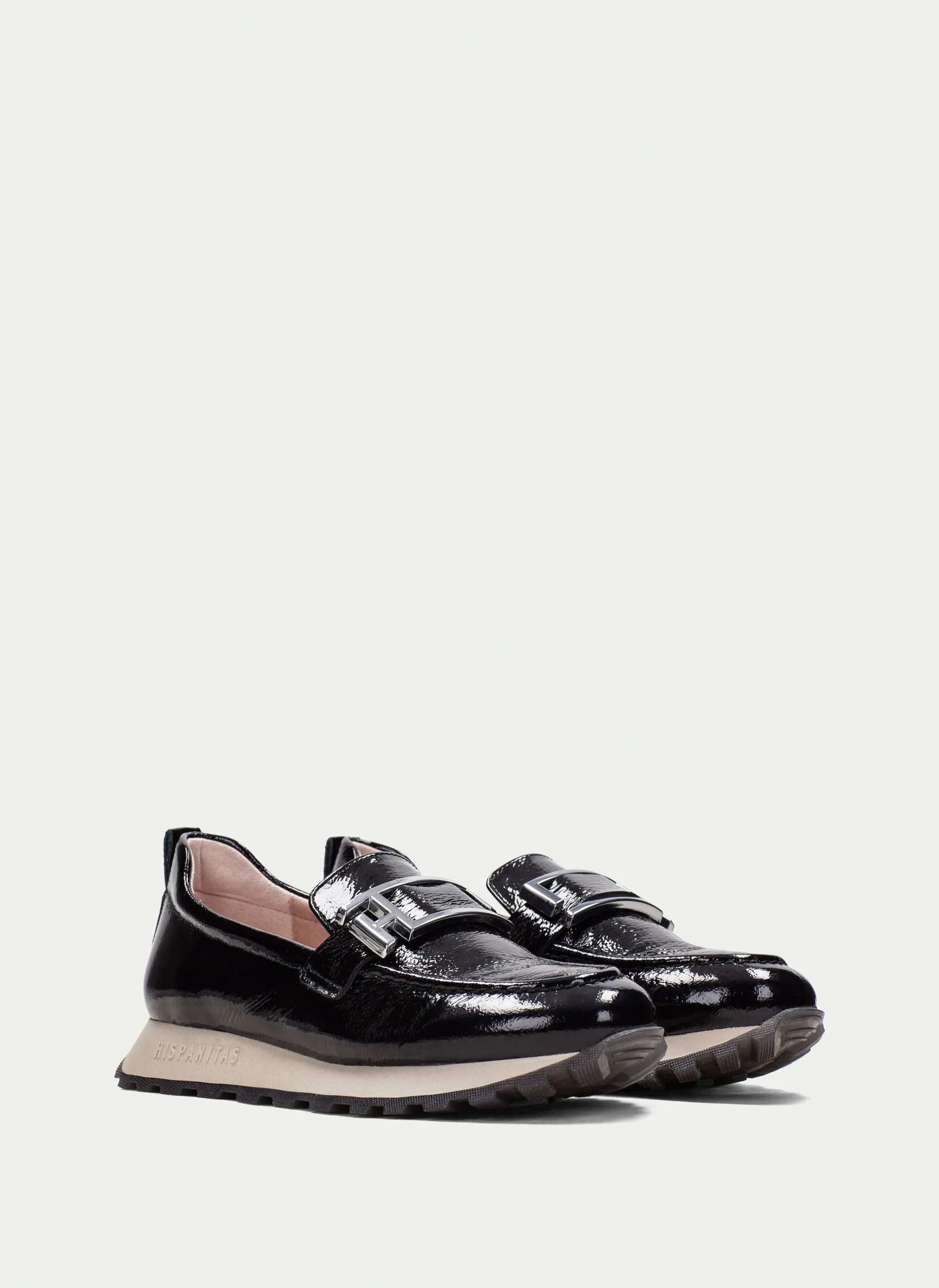HISPANITAS - HI243621 SLIP-ON LOAFER - BLACK PATENT