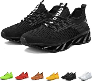 Jfxgjuv Luniva Shoes, Height Boosting Shoes for Men, Mens Walking Shoes Breathable Knit Slip On Sneakers Lightweight Athletic Gym Shoes