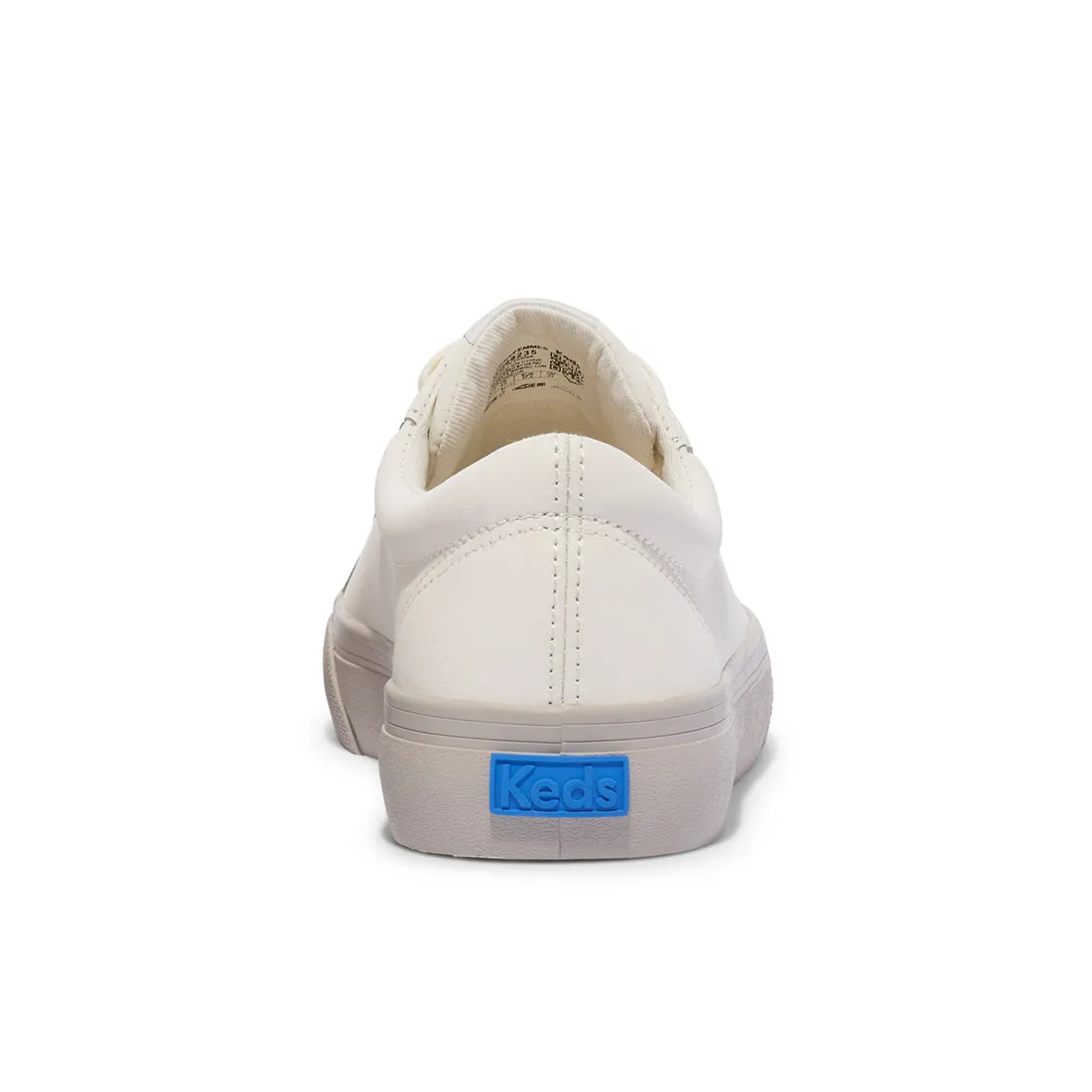 Keds Womens' Jump Kick Leather Sneaker Snow White (WH68235)