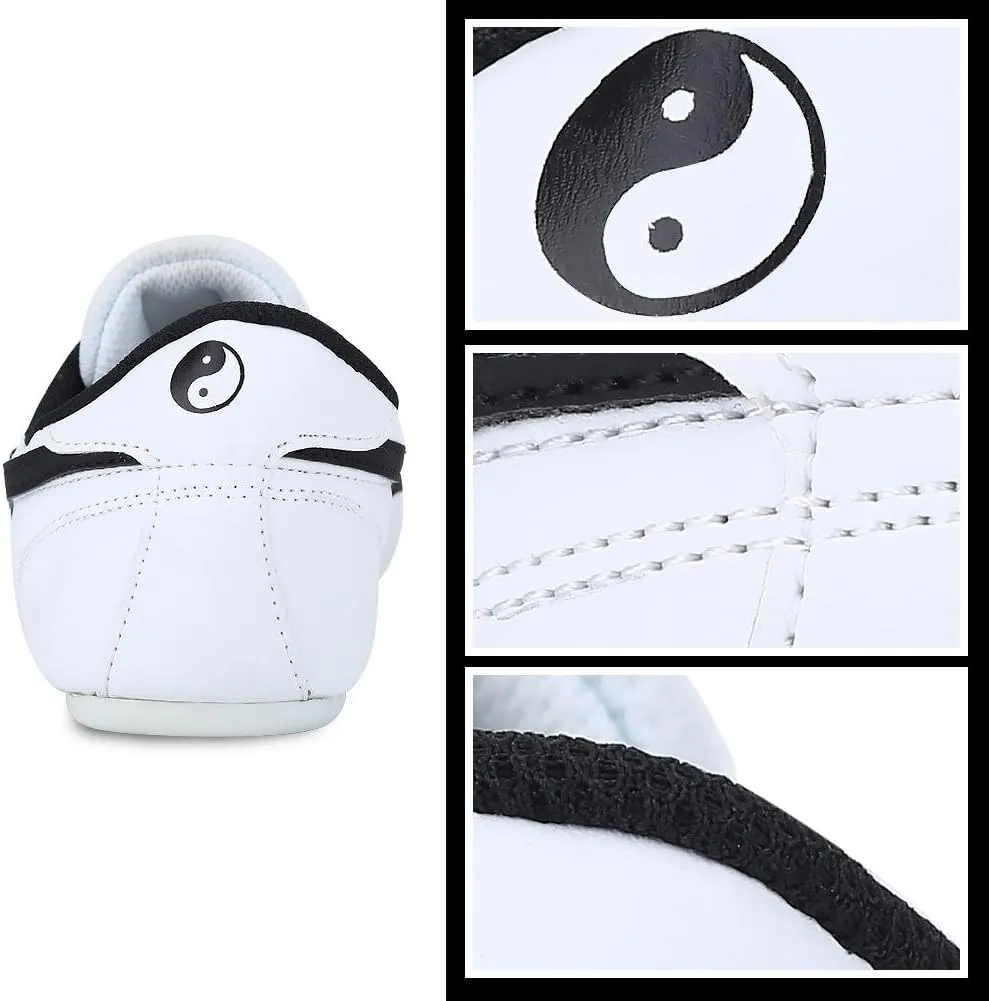 Keenso Taekwondo Shoes,for Sport Boxing Kung fu Taichi,Martial Arts Sneaker,Lightweight Shoes for Men and Women with Blue Storage Bag